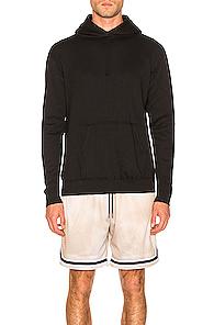 John Elliott Vintage Fleece Hoodie In Black