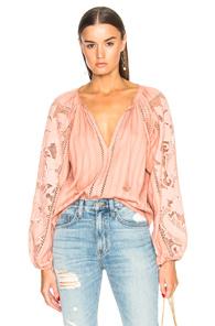 Ulla Johnson Miska Top In Pink