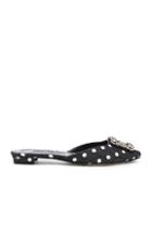 Manolo Blahnik Polka Dot Hangisimu Flats In Blue,polka Dots