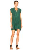 Isabel Marant Etoile Karen City Flou Dress In Green