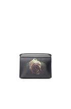 Christopher Kane Lenticular Shoulder Bag In Black,floral