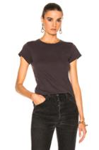 Re/done 1960's Slim Tee In Gray