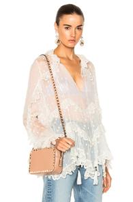 Zimmermann Divinity Scallop Ruffle Top In White