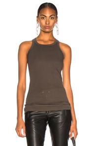 Drkshdw By Rick Owens Rib Tank In Gray