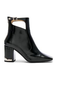 Toga Pulla Leather Boots In Black