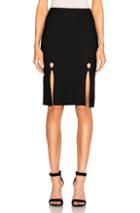 Alexander Wang Keyhole Pencil Skirt In Black