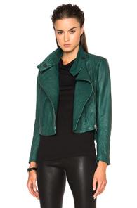 Ann Demeulemeester Drape Jacket In Green