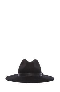 Rag & Bone Wide Brim Fedora In Black