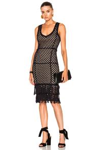 L'agence Rhianna Sweater Dress In Black