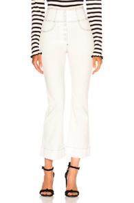 Ulla Johnson Ellis High Rise Jean In White