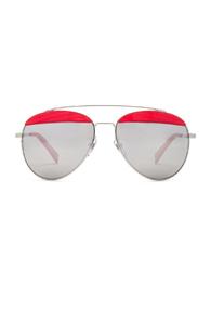 Oliver Peoples X Alain Mikli Aviator Sunglasses In Metallics,red