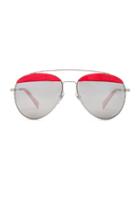 Oliver Peoples X Alain Mikli Aviator Sunglasses In Metallics,red