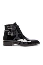 Gianvito Rossi Patent Leather Boots In Black