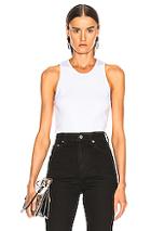 Helmut Lang Stacked Logo Tank Top In White