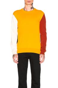 Calvin Klein 205w39nyc Crew Neck Sweater In Orange