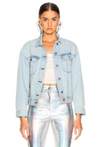 Acne Studios X Bla Konst Lamp Jacket In Denim Light
