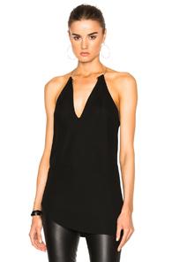 Esteban Cortazar Open Back Top In Black