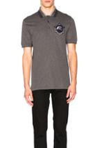 Givenchy Embroidered Polo In Gray
