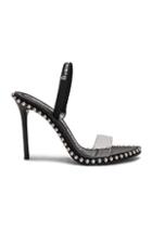 Alexander Wang Noval Logo Sandal In Black