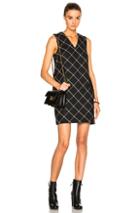 Rag & Bone Phoebe Dress In Black,geometric Print