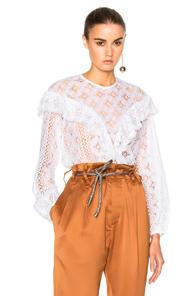 Rodebjer Mikayla Lace Top In White