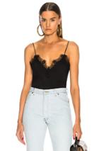 Fleur Du Mal Lace Trim Cami In Black