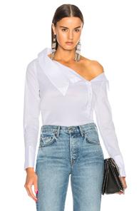 Nicholas Asymmetric Top In White