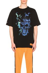 Heron Preston Skull Tee In Black