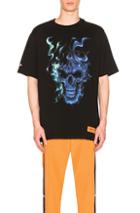 Heron Preston Skull Tee In Black