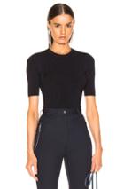 Dion Lee Shadow Cropped Tee In Blue