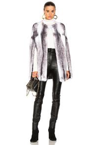 Lilly E Violetta Maria Mink Cape In Gray