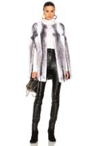 Lilly E Violetta Maria Mink Cape In Gray