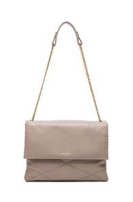 Lanvin Medium Lambskin Chain Bag In Gray