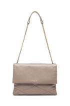 Lanvin Medium Lambskin Chain Bag In Gray