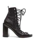 Ann Demeulemeester Lace Up Heels In Black