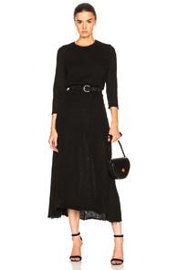 Raquel Allegra Front Pocket Dress In Black