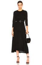 Raquel Allegra Front Pocket Dress In Black