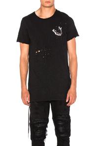 Amiri Blood Mandible Shotgun Tee In Black