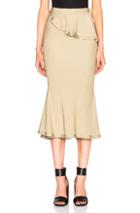 Givenchy Ruffle Skirt In Neutrals