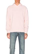 John Elliott Oversized Cropped Hoodie In Pink
