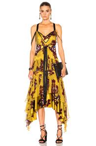 Cinq A Sept Sable Dress In Floral,yellow