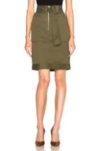3.1 Phillip Lim Belted Utility Skirt In Green