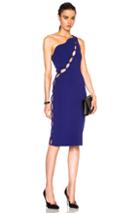 Cushnie Et Ochs Power Viscose Vivian Dress In Blue