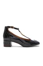 Chloe Patent Leather Perry Pumps In Brown