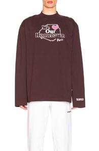 Vetements Hometown Long Sleeve In Purple