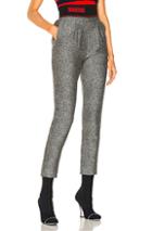 Fendi Herringbone Trousers In Abstract,black,white