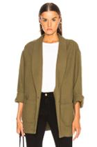 Ag Adriano Goldschmied Maura Jacket In Green