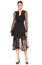 Preen By Thornton Bregazzi Daniela Dress In Black