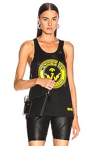 Adidas By Alexander Wang Graphic Tank In Black