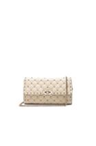 Valentino Quilted Rockstud Small Spike Shoulder Bag In White